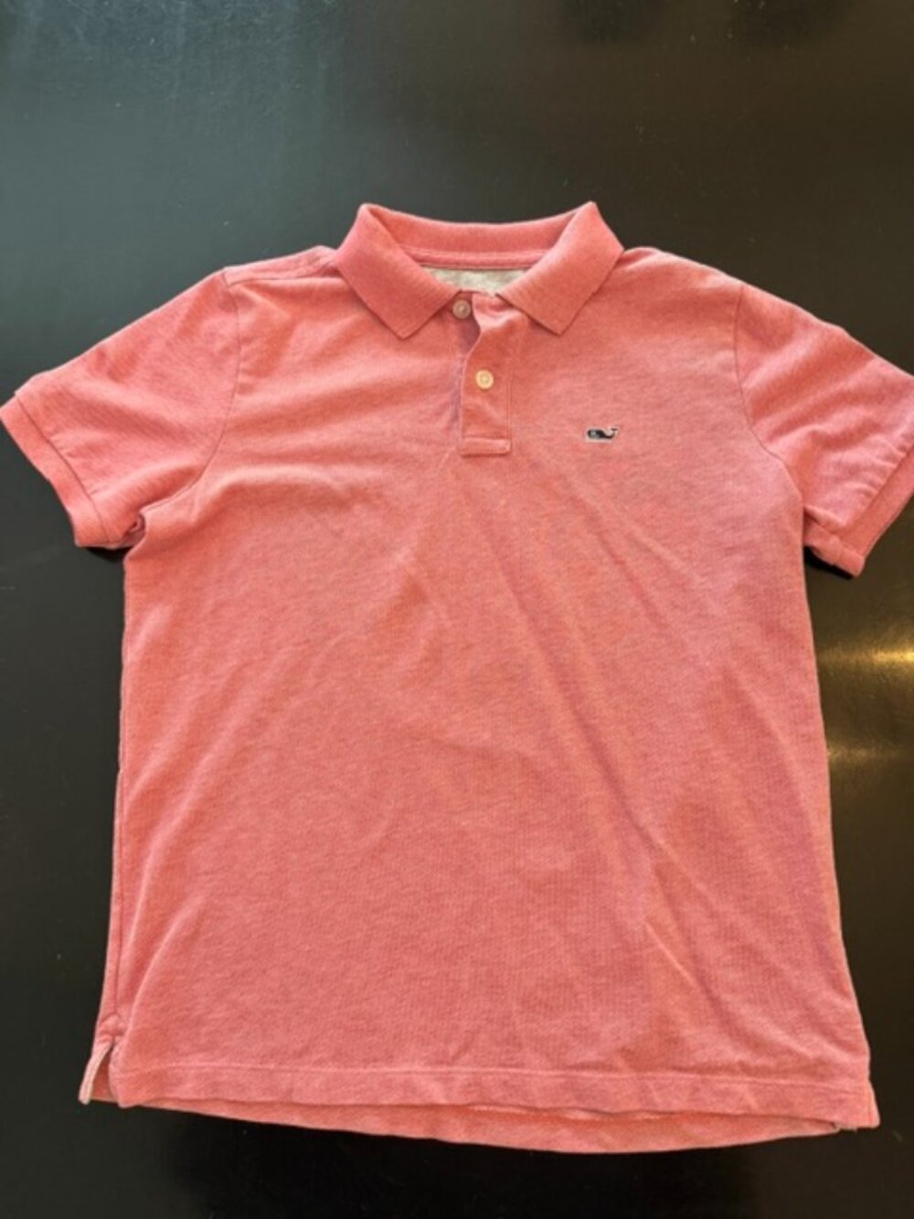 Vineyard Vines Edgartown Polo Men’s M Pink Pima Cotton Blend